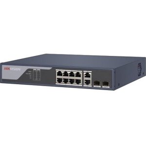 Hikvision DS-3E1310P-SI Smart Managed Series 8-Port Managed PoE Switch, 8 Ч 10-100 Mbps PoE RJ45, 30W