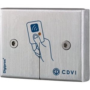 CDVI DGLI Digiprox Series Standard 125kHz Proximity Card Reader, Stainless Steel