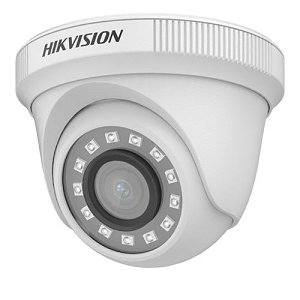 Hikvision DS-2CE56D0T-IRF Value Series, 2 MP 2.8mm Fixed Lens, Analogue Turret Camera, IP67, White