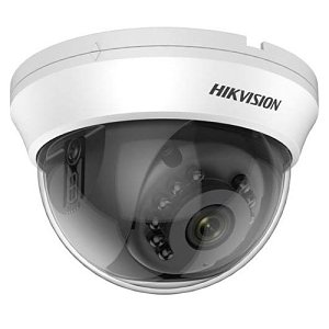 Hikvision DS-2CE56H0T-IRMMF Value Series, 5 MP Fixed Lens, Indoor Analogue Dome Camera, IR 20M, White