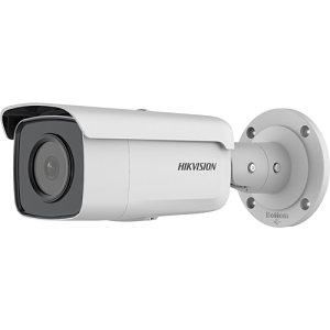Hikvision DS-2CD2T46G2-4I Pro Serie AcuSense 4MP  IP67 IR IP Bullet Camera, 6mm Fixed Lens, 80m Light Range, White