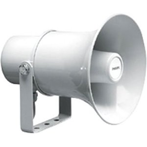 Bosch LBC 3481-12 Circular Horn Loudspeaker, 10W, Water-Resistant, Rated IP65, Light Grey