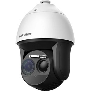 Hikvision DS-2TD4137-50-W Thermal IP66 4MP 6-240mm Varifocal Lens, IR 150M IP Dome Camera, White