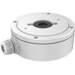Hikvision DS-1280ZJ-DM22 Junction Box for Dome Cameras, Indoor & Outdoor Use, Load Capacity 4.5kg, White