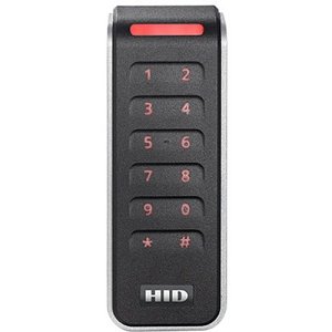 HID 20KNKS-01-000000 Signo 20K Mullion Keypad Reader, Seos Profile, OSDP, Wiegand, Pigtail, Mobile Ready, Black/Silver