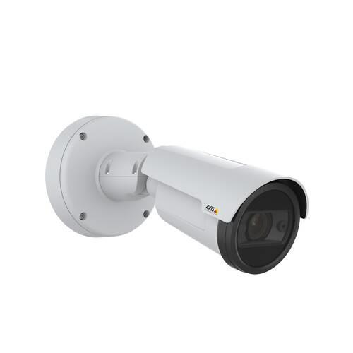 AXIS P1467-LE 5 Megapixel Outdoor Network Camera - Colour - Bullet - Infrared Night Vision - H.264, H.265, Zipstream, Motion JPEG - 2592 x 1944 - 2.80 mm- 8 mm Varifocal Lens - 2.9x Optical - Bracket Mount, Wall Mount, Ceiling Mount - IK10 - IP66, IP67