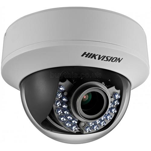 Hikvision Turbo HD DS-2CE56D5T-VFIR HD Surveillance Camera - Colour - Dome - 30 m - 1920 x 1080 - 2.80 mm- 12 mm Zoom Lens - 4.3x Optical - CMOS