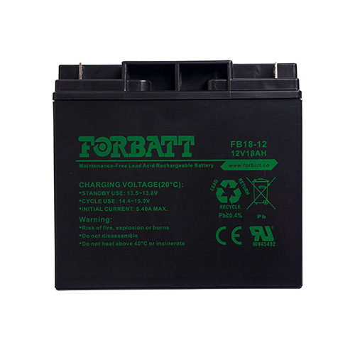 FORBATT Battery - Lead Acid - Battery Rechargeable - 12 V DC - 18000 mAh