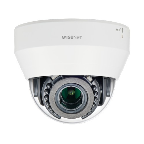 Wisenet LND-6070R 2 Megapixel HD Network Camera - Monochrome, Colour - Dome - 20 m - MJPEG, H.264 - 1920 x 1080 - 3.20 mm- 10 mm Zoom Lens - 3.1x Optical - CMOS - Ceiling Mount