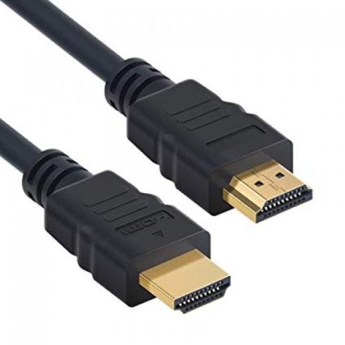 W Box 5 m HDMI A/V Cable for Audio/Video Device - First End: 1 x HDMI 2.0 Digital Audio/Video - Second End: 1 x HDMI 2.0 Digital Audio/Video - 18 Gbit/s - Supports up to3840 x 2160 - Gold Plated Connector - 30 AWG - Black