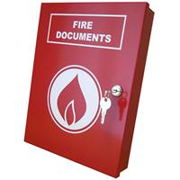 A4-DOC-BOX-R-FIRE Document Box Red with