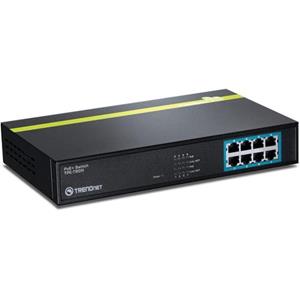 TRENDnet TPE-T80 8 Ports Ethernet Switch - Fast Ethernet - 10/100Base-TX - 2 Layer Supported - Power Supply - Twisted Pair - Rack-mountable