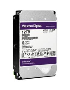 WD Purple WD121PURZ 12 TB Hard Drive - 3.5" Internal - SATA (SATA/600) - Network Video Recorder Device Supported - 7200rpm