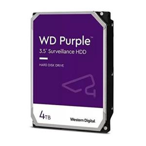 WD Purple WD42PURZ 4 TB Hard Drive - 3.5" Internal - SATA (SATA/600) - Conventional Magnetic Recording (CMR) Method - Video Surveillance System, Network Video Recorder Device Supported - 5400rpm