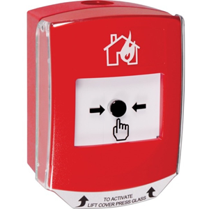 STI GR-RS-21 Manual Call Point For Fire Alarm - Red