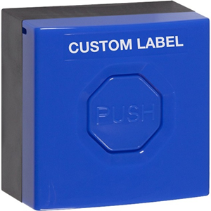 STI SS3-9B04 Push Button For Indoor - Black, Blue